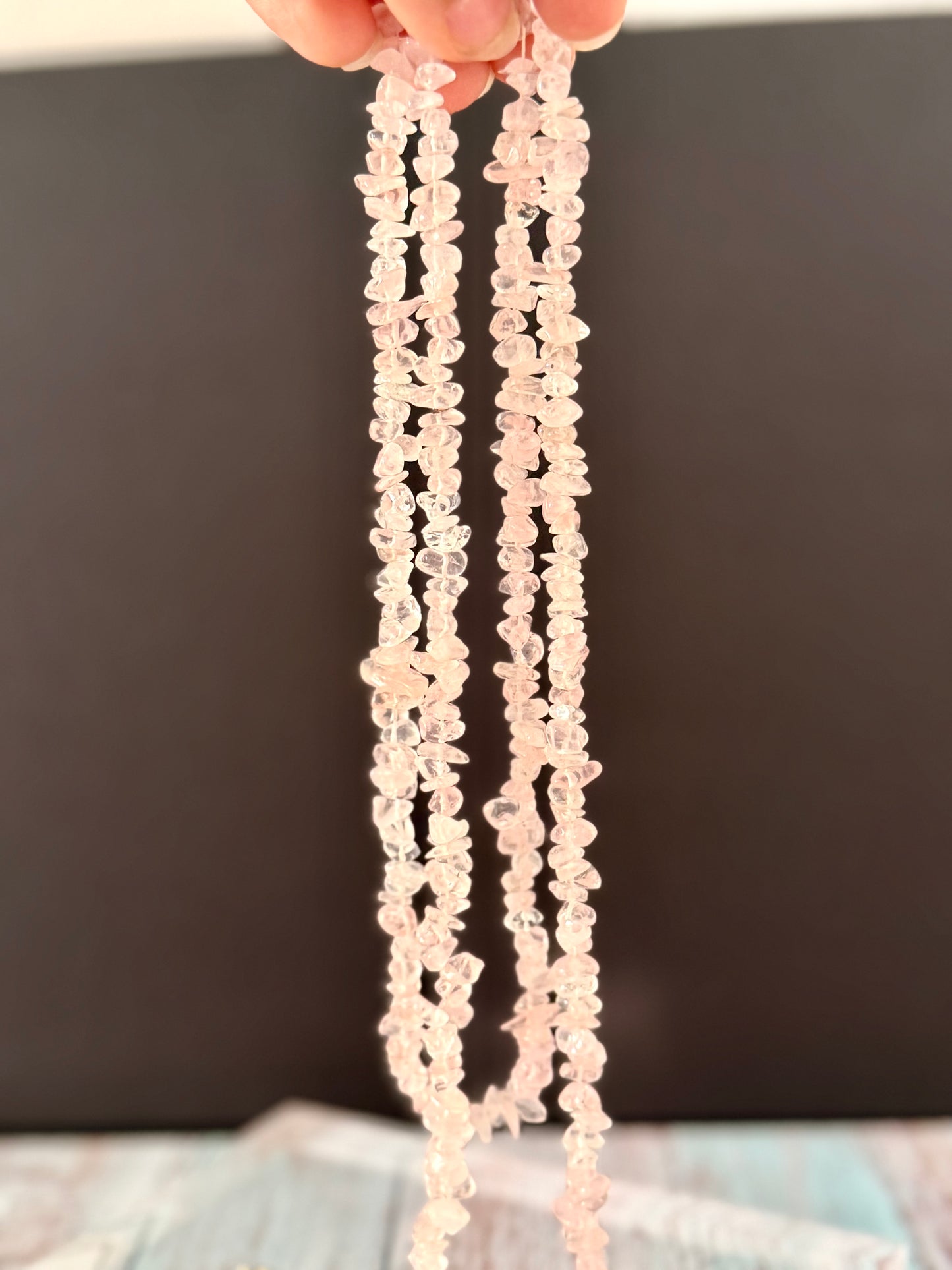 Cuarzo Rosa Necklace
