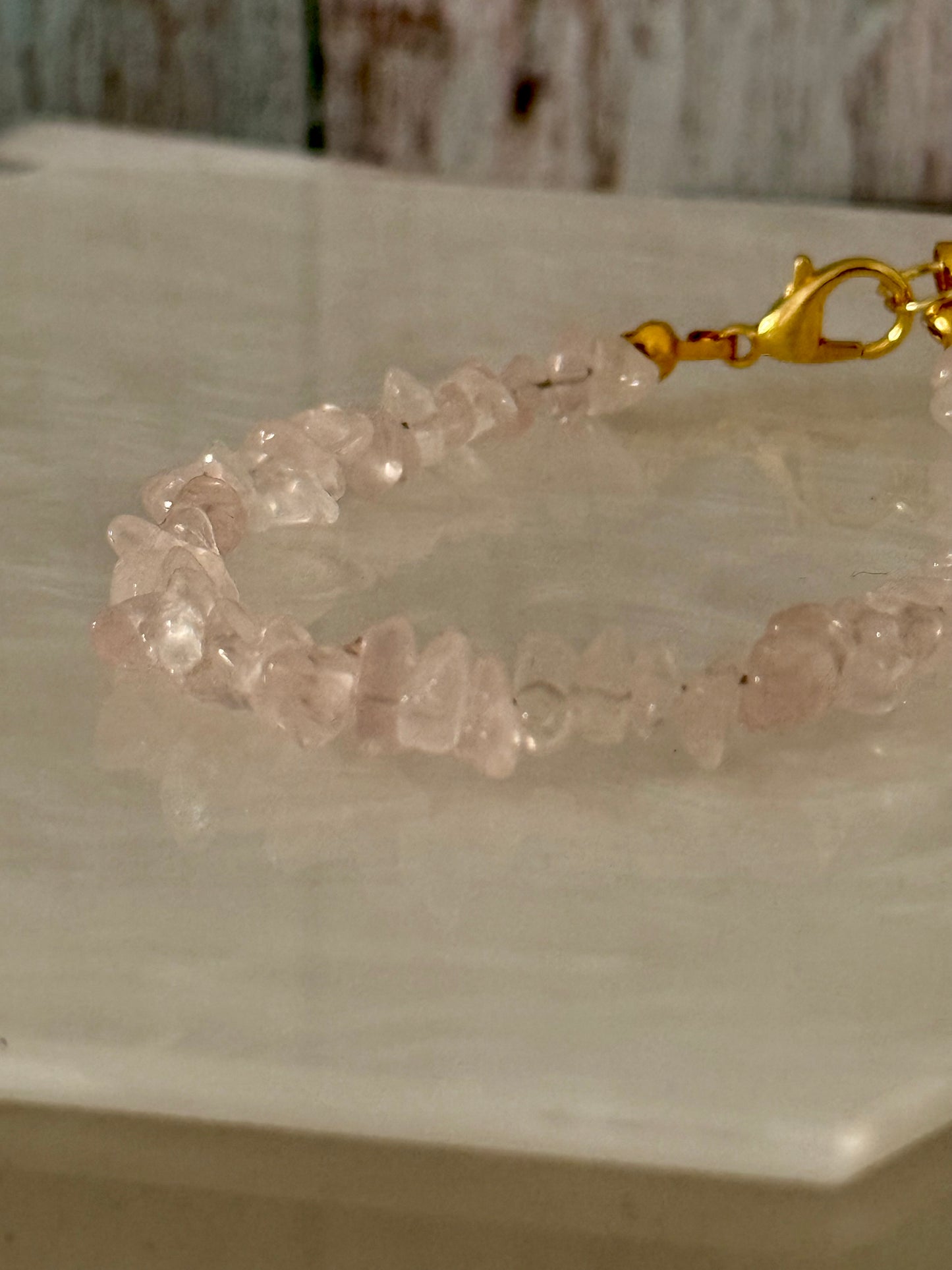 Cuarzo Rosa Pulsera