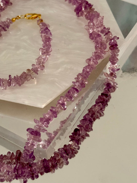 Amatista Rosa Necklace