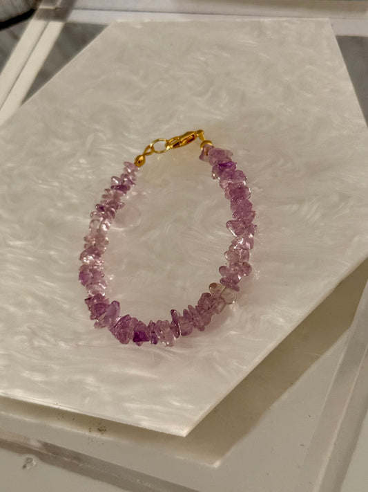 Amatista Rosa Pulsera