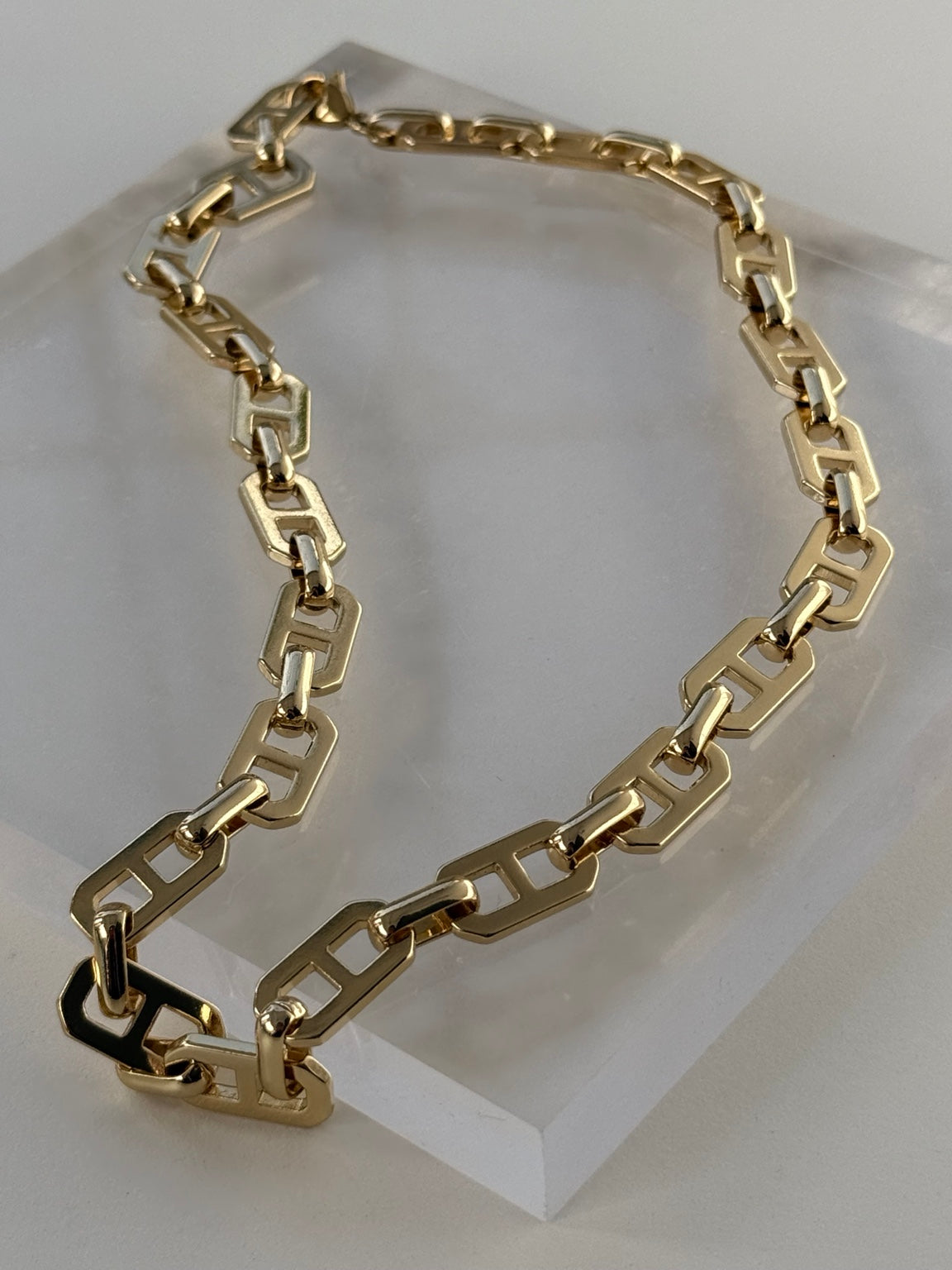 Cadena Baby Mónaco en oro laminado - Hadasa Jewelry